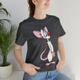 thumbnail image 6 of Pinky & The Brain Graphic Tee - Classic Cartoon Shirt - Valentines Day, 6 of 7