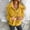 Yellow, variant on Women's Winter Faux Fur Fleece Coat Cute Soft Fuzzy Shacket Button Down Shearling Plush Jacket Short Outerwear up to 50% Off