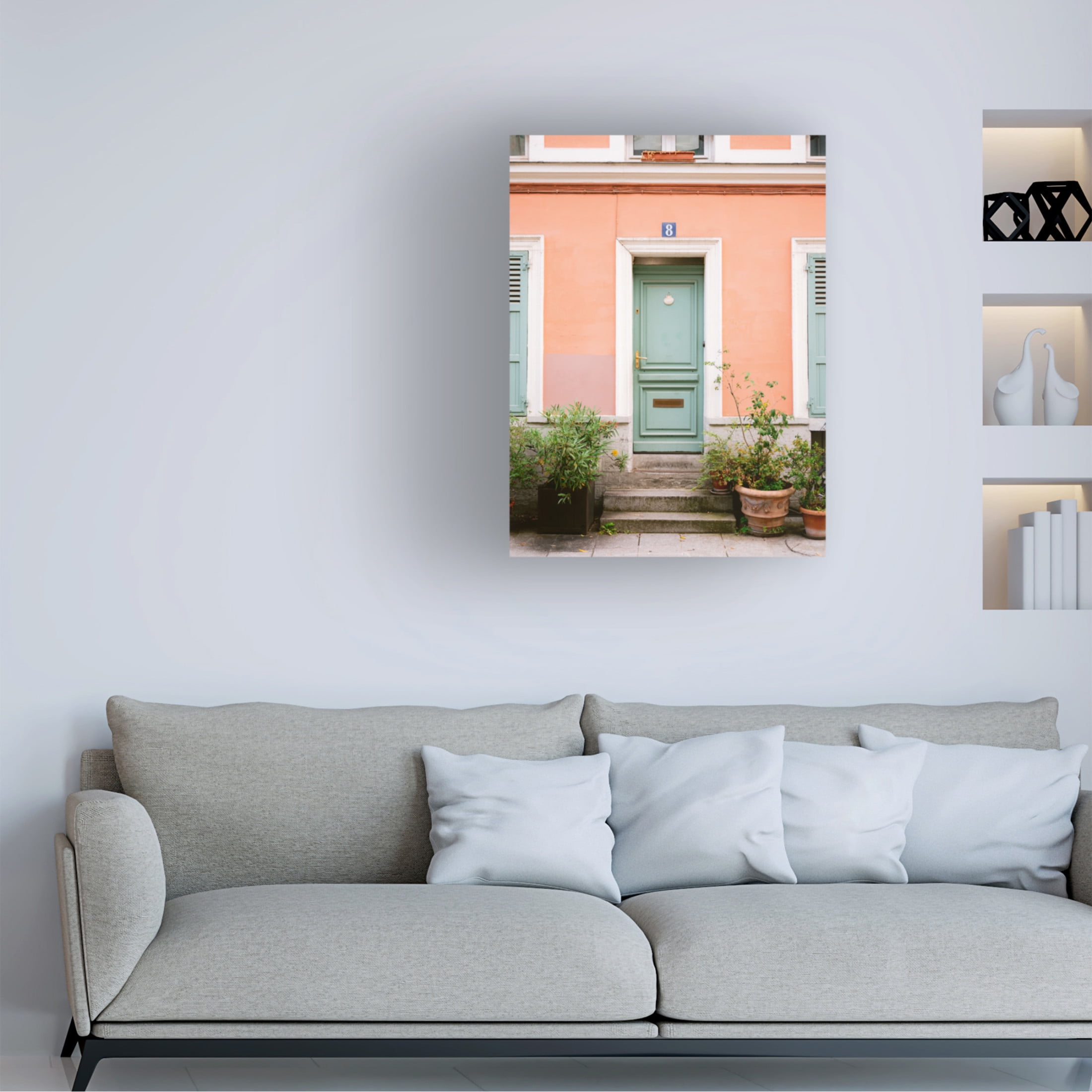 Trademark Fine Art Raisa Zwart Rue de Cremieux number 8 Paris Canvas Wall Art