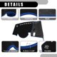 thumbnail image 4 of Alfombrilla de tablero antideslizante para consola central del automóvil Unique Bargains para Kia Forte 2014-2018, poliéster negro azul 1Pc, 4 of 7