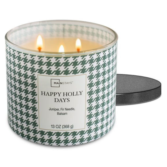 Mainstays Channel the Flannel Scented 3-Wick Candle, 13 oz.