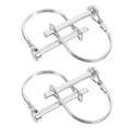 thumbnail image 2 of Shisuyan 4Pcs Iron Coupler Pin Round Wire Securing Stability Durability For Machinery Gardeners, 2 of 9