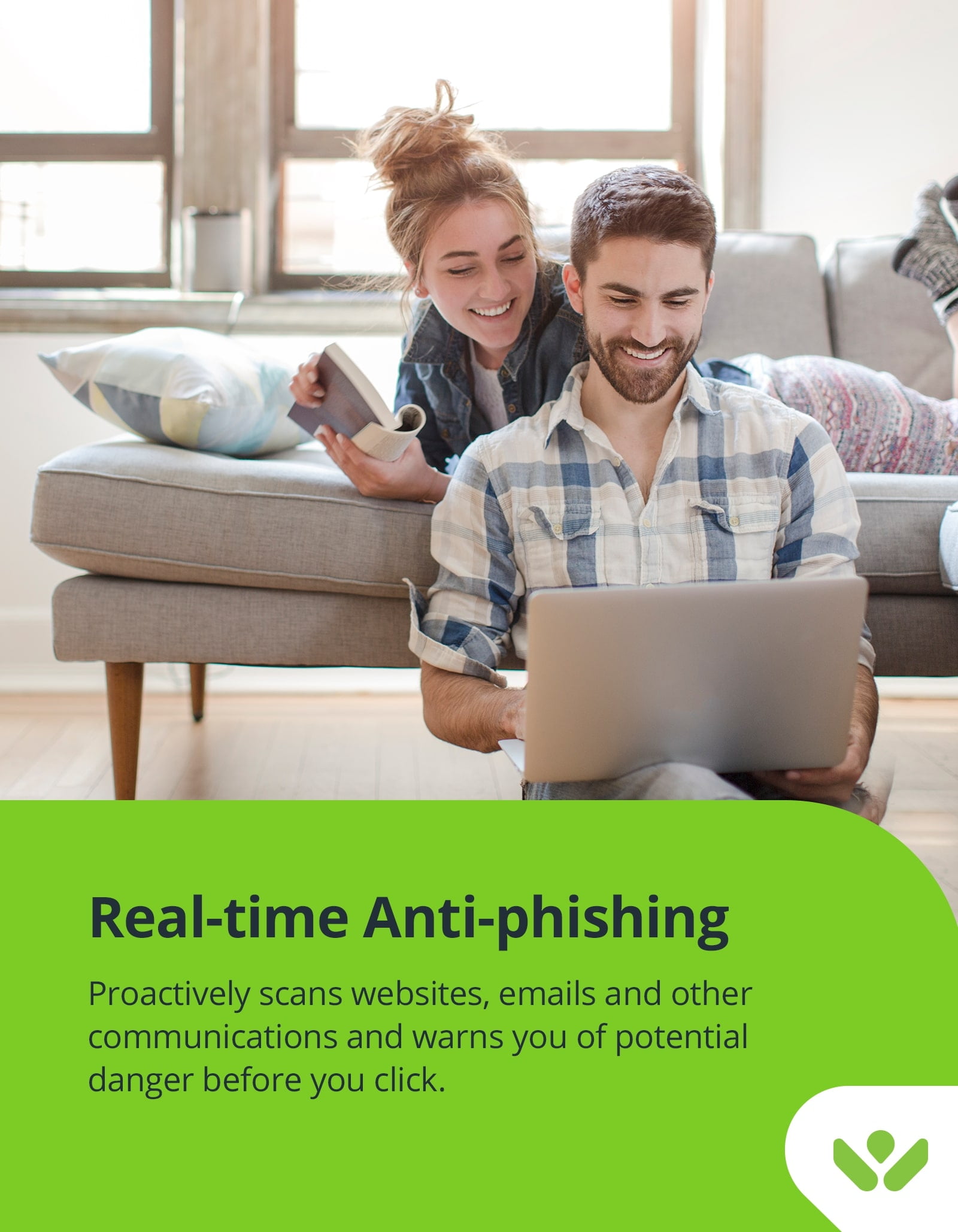 Webroot Antivirus Software for 3 Devices, 2 Year Subscription – Windows/MacOS [Digital Download]
