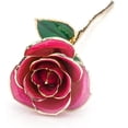 thumbnail image 1 of Rose en Or Rouge 24k Véritable Rose Trempée dans l'Or, 1 of 4