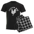 thumbnail image 6 of CafePress - Chicken Man Men's Dark Pajamas - Men's Dark Loose Fit Cotton Pajama Set, 6 of 7
