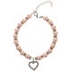 thumbnail image 5 of Collar para mascotas con colgante de corazón de cristal, collar para gatos y perros, joyería con perlas brillantes, talla M (rosa), 5 of 7