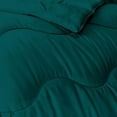 thumbnail image 5 of D.N.G. BEDDINGS 3 Piece Luxury Wavy Stitching Comforter Set Super Soft, All Season, 800 Thread Count, 100% Egyptian Cotton, With 6 Corner Tabs, Super King Size Teal Color, 5 of 6