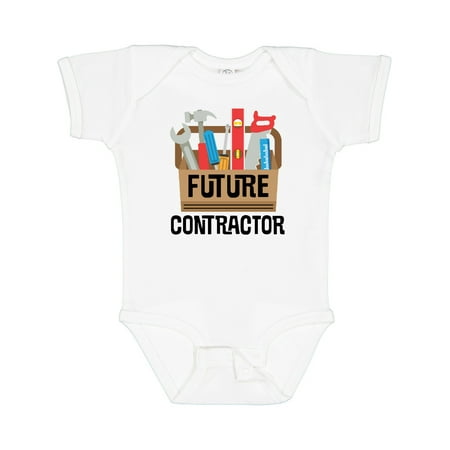 

Inktastic Construction Future Contractor Gift Baby Boy or Baby Girl Bodysuit