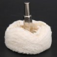 thumbnail image 4 of Disque de polissage en tissu blanc, plat, en coton, pour miroir, avec poignée, 50 mm, 4 of 4