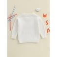 thumbnail image 6 of BemeyourBBs Toddler Baby Girl Boy 4th of July Outfit Spring Fall Winter Knit USA Flag Sweater Patriot Independent Day Clothes Newborn Infant Long Sleeve Crewneck Warm Sweaters Jumper Pullover Top, 6 of 9