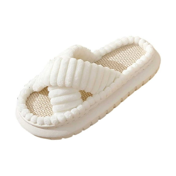 Women's Slippers Womens House Shoes Women's On Slippers Indoor Winter Warm Home Shoes With Embroidery Design For Casual Comfort