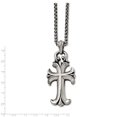 thumbnail image 3 of Collier Croix Antique en Acier Inoxydable 24 Po, 3 of 3