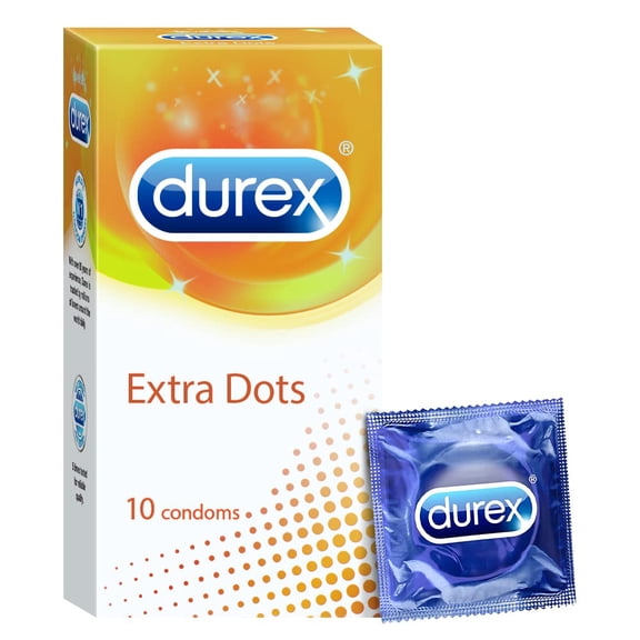 Durex Extra Dotted Condoms for Men – 30 Condoms