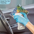 thumbnail image 4 of Yayeee 6 Pack Kitchen Dish Cloths Set for Washing Soft Drying Absorbent Microfiber Towels, Blue Flowers, 4 of 9
