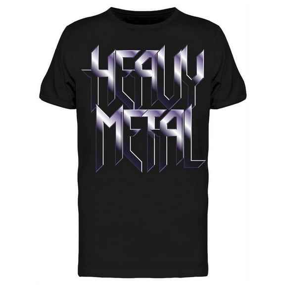 Smartprints Mens Graphic Tee - Heavy Metal Effect Graphic - Regular Fit 100% Cotton