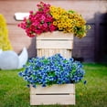 thumbnail image 7 of MAMOWEAR 143” Artificial Plastic Violet Outdoor Bouquet (6 Count), 7 of 7
