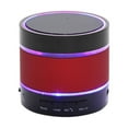 thumbnail image 1 of 7 Colors LED Light Bluetooth LED bluetooth Speaker Wireless Portable Surround bluetooth speaker Stereo Sound Waterproof Speaker, Red, 1 of 7