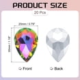 thumbnail image 2 of Uxcell Teardrop Rhinestones Glass Pointed Back Rhinestone Beads Gems for Jewelry Making Costume Crystal Embellishments Crafts Colorful, 2 of 5
