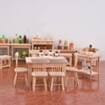 thumbnail image 2 of WHAMVOX 4 Pcs Miniature Chair Wood Micro Design Photograph Layout Props for Family, 2 of 8