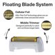 thumbnail image 2 of Shaver Replacement Foil and Cutters for Andis 17150 17200 Gold, 2 of 5