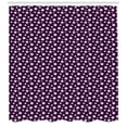 thumbnail image 3 of Ambesonne Retro Shower Curtain, Circles Dots Short Lines, 69"Wx84"L, Dark Purple Pale Pink, 3 of 3