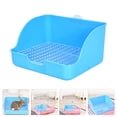 thumbnail image 3 of MasteelfCA Rabbit Litter Box Rectangular Hamster Toilet Bunny Litter Box Rabbit Training Potty, 3 of 8