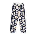thumbnail image 4 of Xecao Daisy Floral Men's Straight Lounge Pajama Pants: The Ultimate in Comfortable Sleepwear, 4 of 9