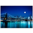 thumbnail image 3 of Idea4wall 6pcs Brooklyn Bridge Peel and Stick Wallpaper Removable Wall Murals Large Wall Stickers for Home Decoration, 100"x24", 3 of 4