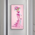 thumbnail image 3 of Cuadros Decorativos Pieza de bricolaje Taladro Pintura de diamante en forma especial Vestido Lady Mo Tmvgtek embutido en tela, 3 of 8