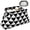 Black+White, variant on Mahjong Tile Bag Woven Clutch Purse for Women Woven Dumpling Bag Summer Beach Evening Handbag for Mahjong Tile Vacation Supply
