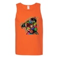 thumbnail image 3 of Dean Russo The Only Person Dog Lover Mens Graphic Tank Top, Orange, XX-Large, 3 of 6
