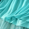 thumbnail image 6 of Ediodpoh Women's Skirts A Line Pleated Long Tutu Skirt with Ruffle Mesh Calf Length Chiffon High Waist Cake Skirt Ballet Skirt Sky Blue M, 6 of 6