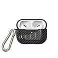 thumbnail image 4 of AirPods Pro Case with Keychain, Allytech Carbon Fiber Wireless Charging Protective Shockproof Carabiner Bluetooth Earphone Storage Bag Charging Box Cover for Apple Airpods Pro / Airpods 3, Black, 4 of 10