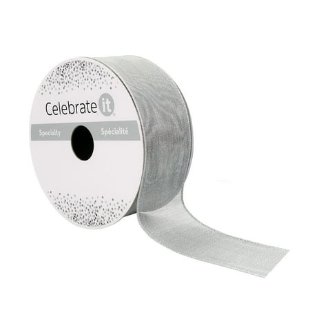 UPC: 0886946379246 | 1.5 x 15yd. Satin Metallic Wired Ribbon by Celebrate It® Specialty