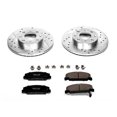 thumbnail image 3 of PowerStop Front Z23 Evolution Sport Carbon-Fiber Ceramic Brake Pad and Drilled & Slotted Rotor Kit Fits: HONDA Select Models K398, 3 of 10
