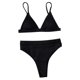 thumbnail image 1 of Traje de baño de mujer cómodo con almohadilla en el pecho sin aros sólido dividido OAVQHLG3B Store  lin121212, 1 of 4
