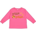 thumbnail image 3 of Inktastic Gobble Gobble Thanksgiving Boys or Girls Long Sleeve Toddler T-Shirt, 3 of 5