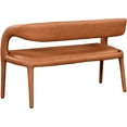 thumbnail image 5 of Meridian Furniture Sylvester Cognac Vegan Leather Bench, 5 of 17