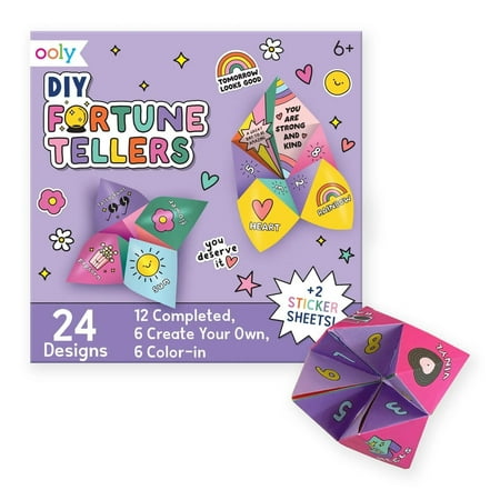 OOLY DIY Fortune Teller Kit, 24 Piece Arts & Crafts for Kids Set, Gifts for Kids