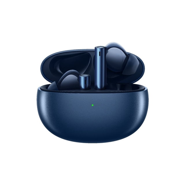 Realme Buds Air 3 Auriculares Bluetooth con cancelación activa de ruido Batería masiva de 546mAh Resistente al agua IPX5 Azul