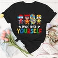 thumbnail image 4 of JAKANYQ T-Shirts pour Femmes Sensibilisation T-shirt Mignon, 4 of 6