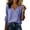 *Purple, variant on VBVC Women's Cotton Linen Wrap V Neck Blouse , Ladies' Relaxed Fit Long Sleeve Top , Casual Spring Fall Work Shirt For Women, S-3XL