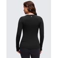 thumbnail image 2 of Hauts de Maternité à Manches Longues pour Femmes, Col Rond, Basiques de Grossesse, Doux, Athlétiques, Yoga, Décontractés, 2 of 7