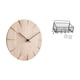 thumbnail image 1 of Reloj de pared redondo,Reloj de pared de madera maciza para decoración de sala de estar,Reloj de pared de madera para dormitorio creativo,Cesta de almacenamiento colgante,Cesta de, 1 of 8