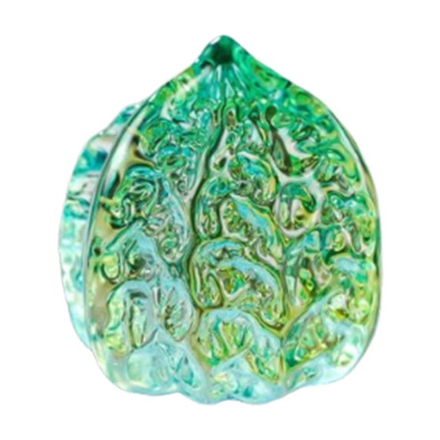 Adorno De Nogal De Cristal, Decoración De Escritorio Para El Hogar, Sala De Estar, Diseño Elegante, Artesanía De Calidad, Decoración Versátil Para Estantes, Escritorios Y Mesas, Idea De Regalo Única