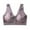 Purple, variant on Nursing Bras Antibacterial Fabric,Nursing Bras for Breastfeeding Flower Print Wavy Pattern Wireless Front Opening Bra Pregnant Women Nursing Bras Purple,M