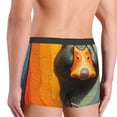 thumbnail image 3 of KLL Colorful Painted Duck Men's Cotton Boxer Briefs Underwear-XX-Large, 3 of 8
