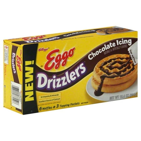 Kelloggs Eggo Drizzlers Waffles, 10.4 oz