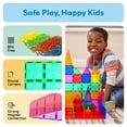 thumbnail image 6 of PicassoTiles Large Magnetic Tiles Building Blocks for Kids - 12PCS STEM Construction Educational Toy, 6 of 12