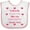 White and Pink, variant on Inktastic Nobody Loves Me Like My Grandma Loves Me Girls Baby Bib